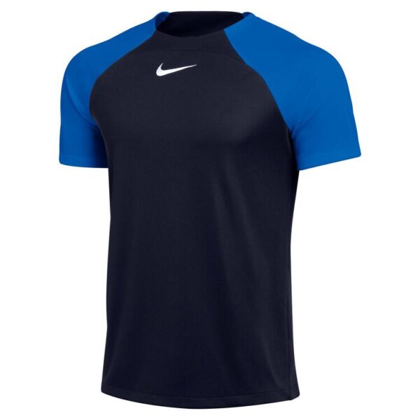 nike academy pro trainingsshirt herren dh9225 451 obsidian royal blue white gr s