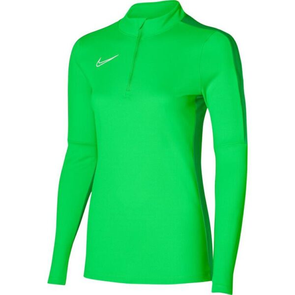 nike dri fit academy damen soccer drill top stock dr1354 green spark lucky green white gr l