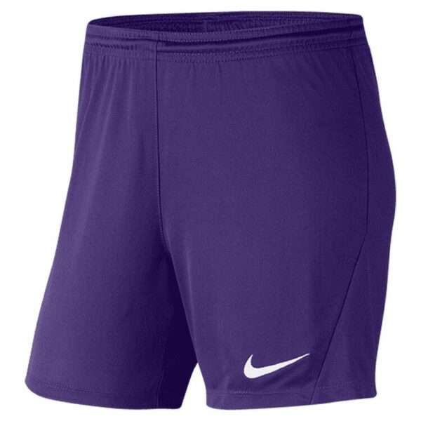 nike dri fit park 3 damen knit soccer shorts bv6860 court purple white gr