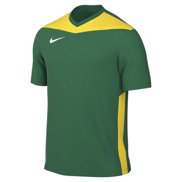 nike dri fit park derby iv fussballtrikot fuer jugendliche stock fd7438 pine green tour yellow white gr l