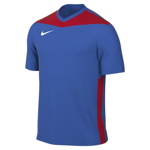 nike dri fit park derby iv fussballtrikot fuer jugendliche stock fd7438 royal blue university red white gr m