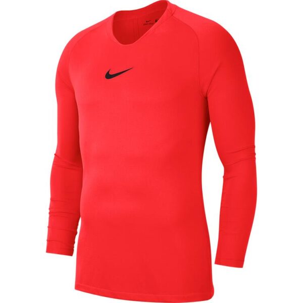 nike dri fit park first layer kinder soccer jersey av2611 bright crimson black gr l