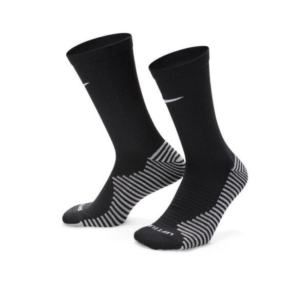 nike dri fit strike crew socken fz8485 black white gr l