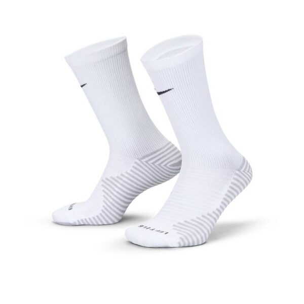 nike dri fit strike crew socken fz8485 white black gr l