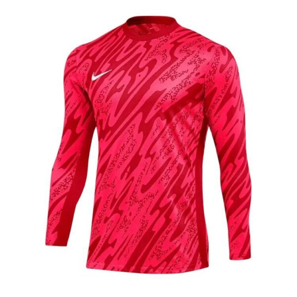 nike gardien v torwart trikot langarm herren fd7474 laser crimson university red white gr