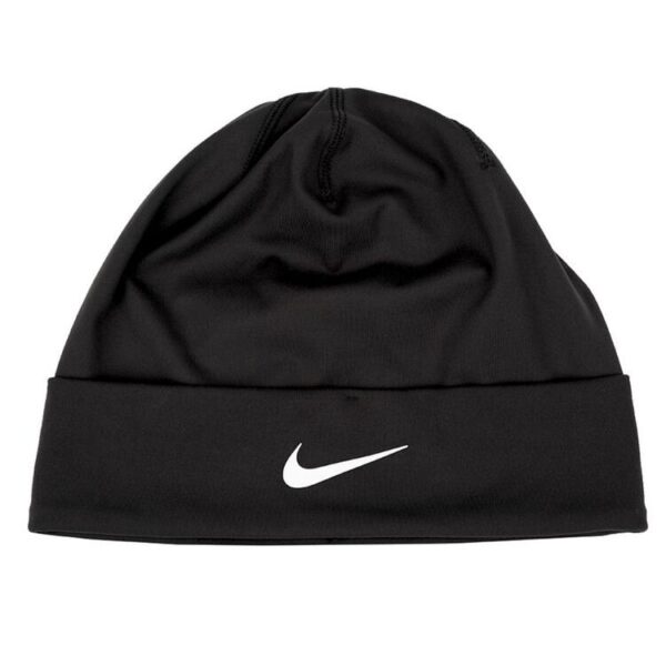 nike peak dri fit beanie mit standard buendchen fq8292 black white gr 1size