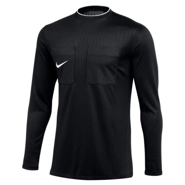 nike referee ii schiedsrichter trikot herren langarm dh8027 010 black white gr l