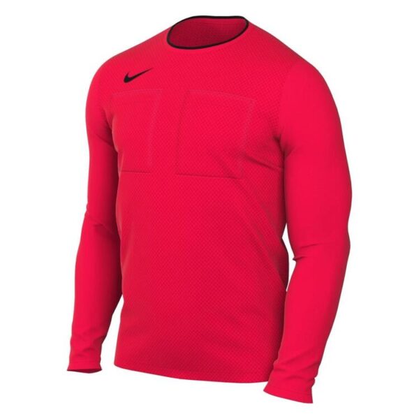 nike referee ii schiedsrichter trikot herren langarm dh8027 bright crimson black gr s