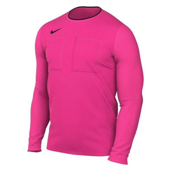 nike referee ii schiedsrichter trikot herren langarm dh8027 hyper pink black gr m