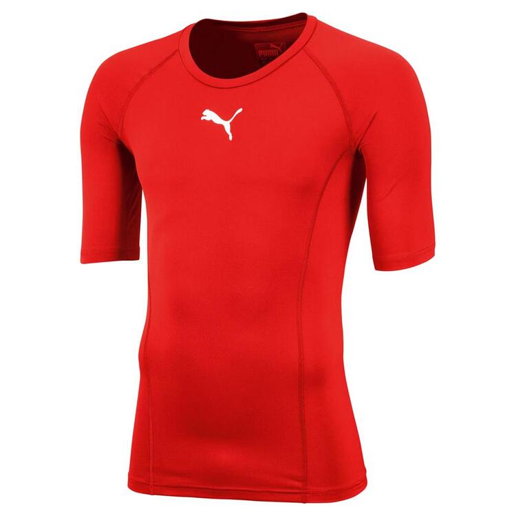 puma liga baselayer tee ss jr 655919 puma red gr 128