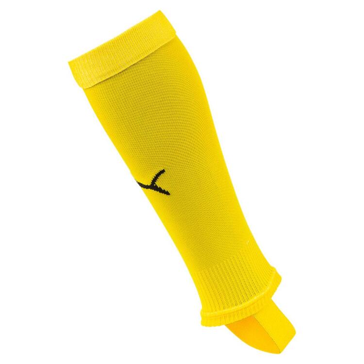 puma team liga stirrup socks core 703439 cyber yellow puma black gr 2