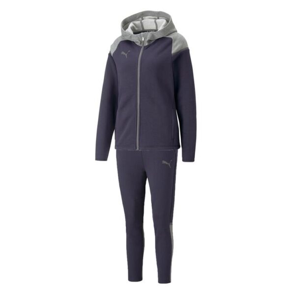 puma teamcup casuals hoody anzug damen farbe parisian night gr