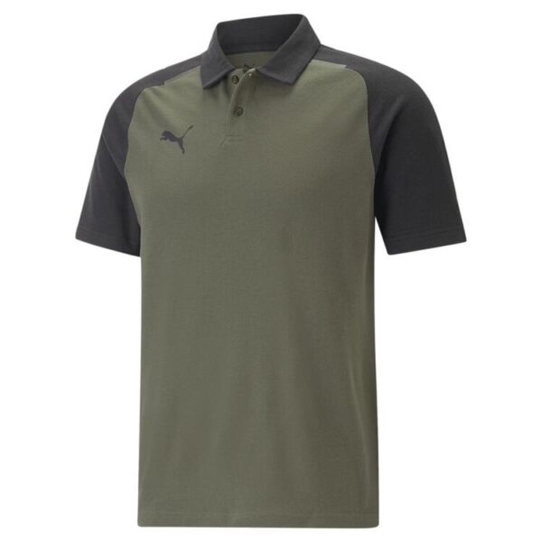 puma teamcup casuals polo 657991 green moss gr l