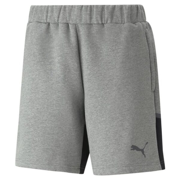 puma teamcup casuals shorts 657989 medium gray heather gr m