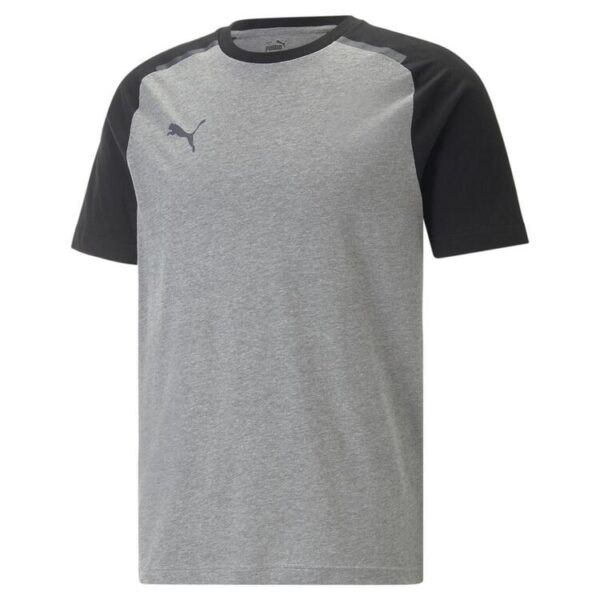 puma teamcup casuals tee 657992 medium gray heather gr