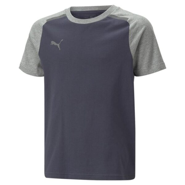 puma teamcup casuals tee jr 658429 parisian night gr 116