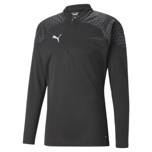 puma teamcup training 1 4 zip top 657982 puma black gr s