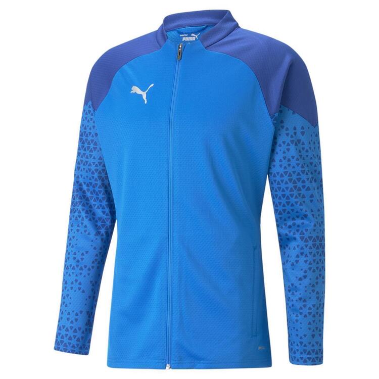 puma teamcup training jacket 657983 electric blue lemonade gr