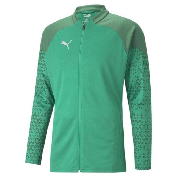 puma teamcup training jacket 657983 pepper green gr l