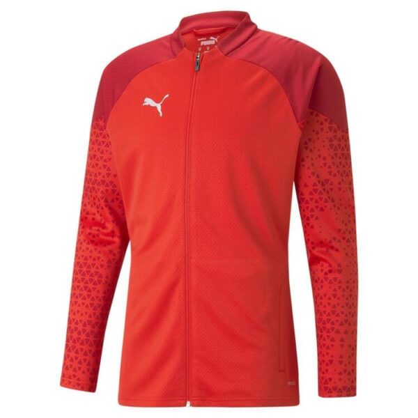 puma teamcup training jacket 657983 puma red gr l