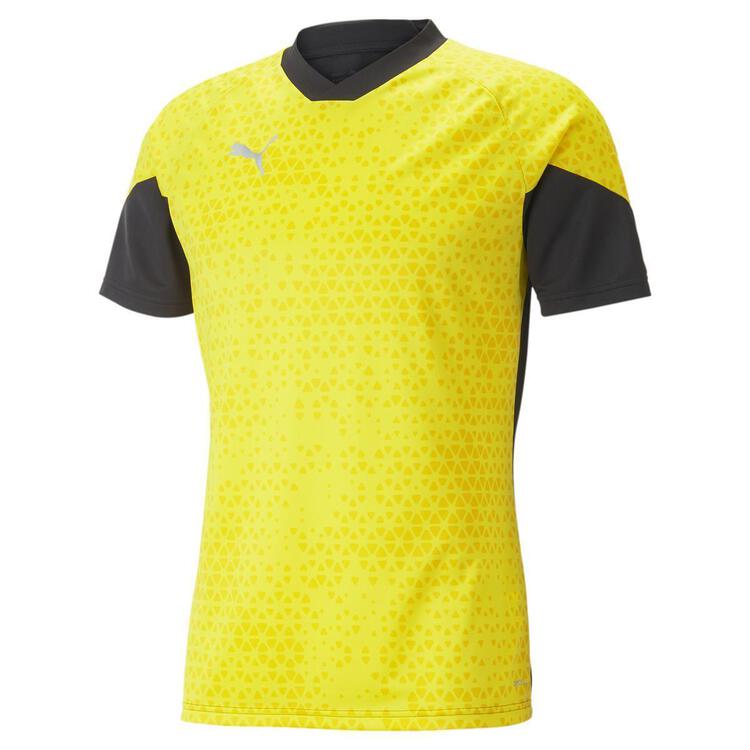 puma teamcup training jersey 657984 cyber yellow puma black gr