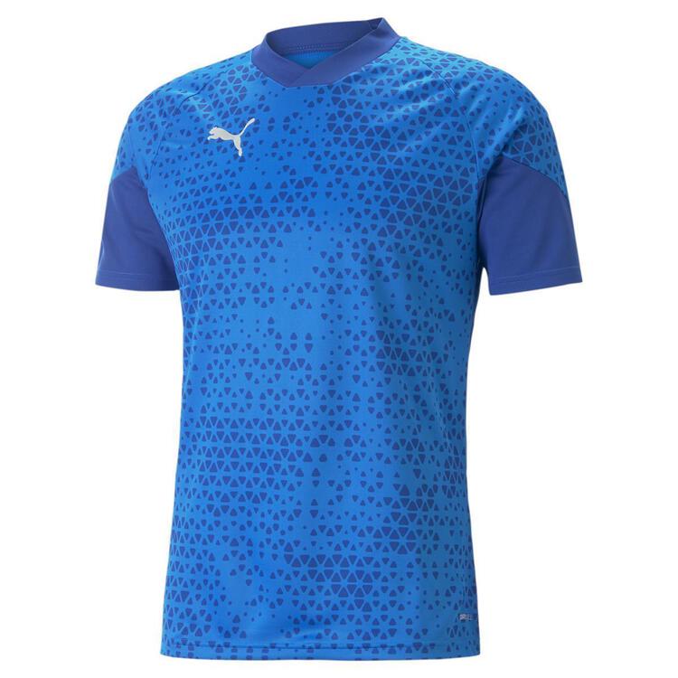 puma teamcup training jersey 657984 electric blue lemonade gr