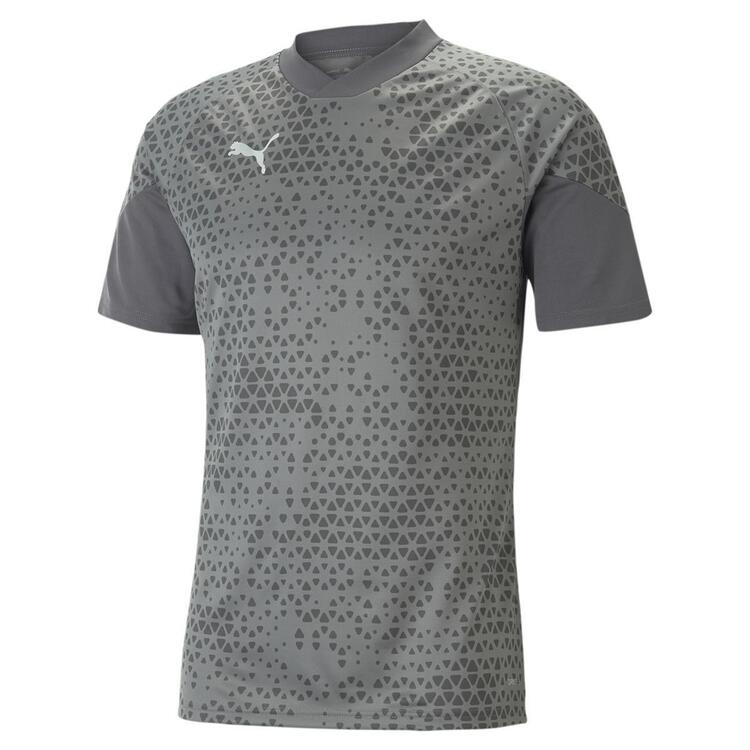 puma teamcup training jersey 657984 flat medium gray gr l