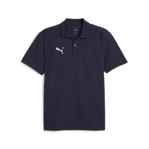 puma teamfinal casuals polo 658535 puma navy puma silver gr l