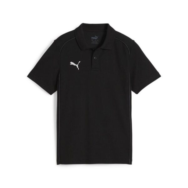 puma teamfinal casuals polo jr 658536 puma black puma silver gr 116