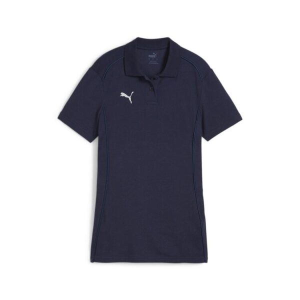 puma teamfinal casuals polo wmn 658537 puma navy puma silver gr l