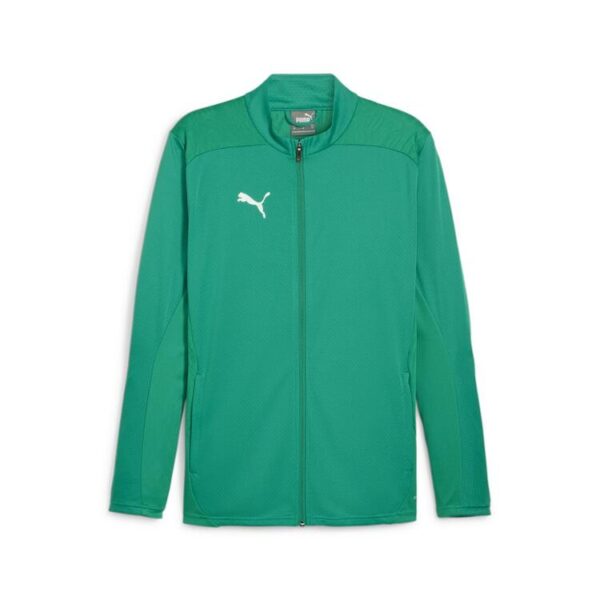 puma teamfinal training jacket 658554 sport green puma silver gr m