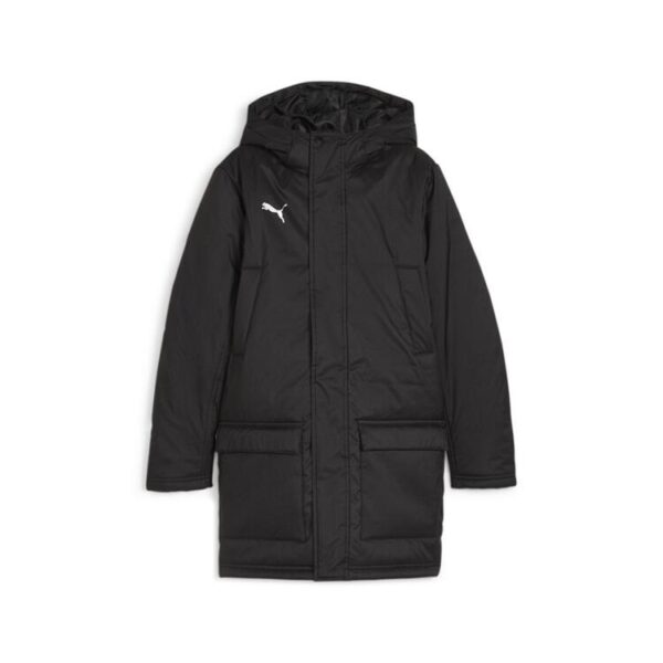 puma teamfinal winter jacket jr 658571 puma black puma silver gr 116