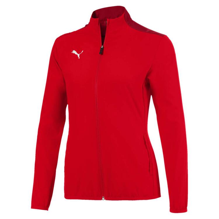 puma teamgoal 23 sideline jacket w puma red chili pepper 656936 01 gr l