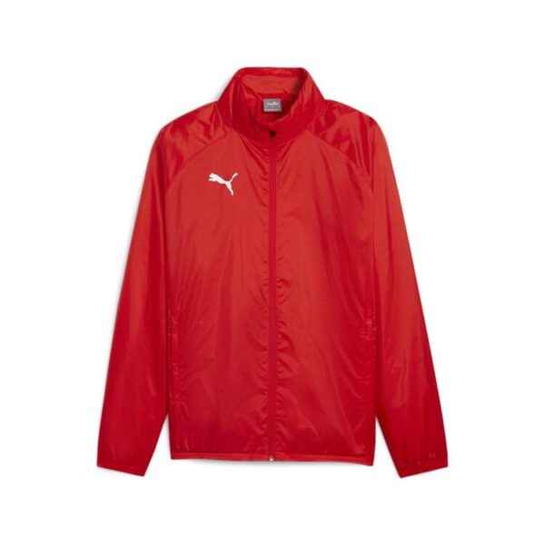 puma teamgoal all weather jacket 659038 puma red puma white gr