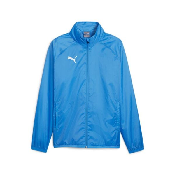 puma teamgoal allwetterjacke 659038 electric blue lemonade puma white gr m