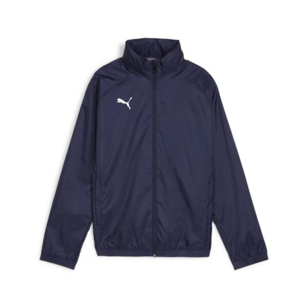 puma teamgoal allwetterjacke kinder 659045 puma navy puma white gr 140