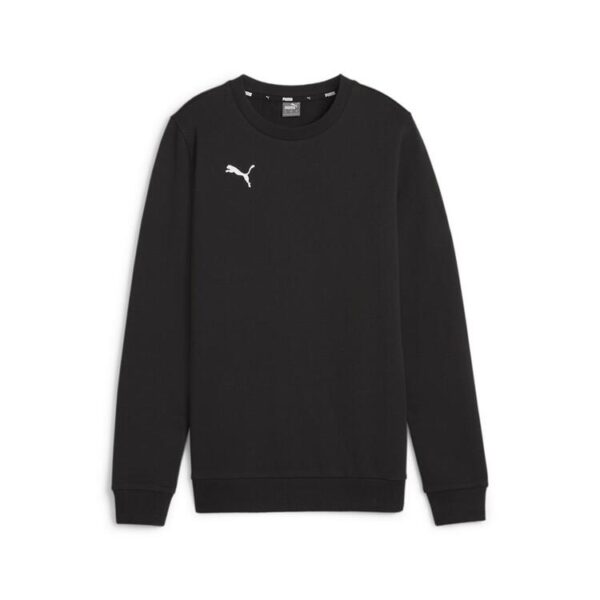 puma teamgoal casuals crew neck sweat wmn 658594 puma black puma white gr l