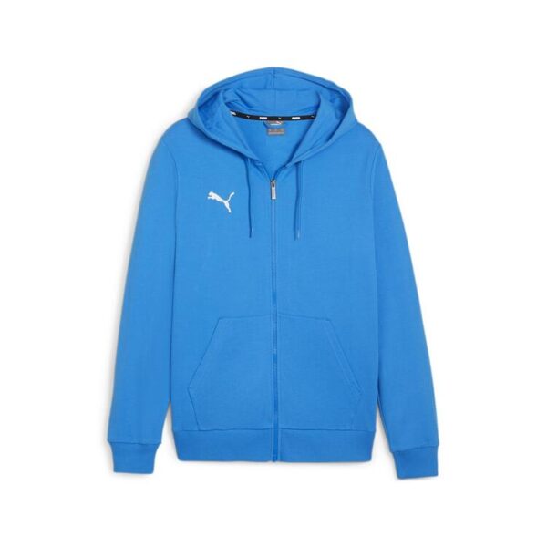 puma teamgoal casuals hooded jacket 658595 ignite blue puma white gr