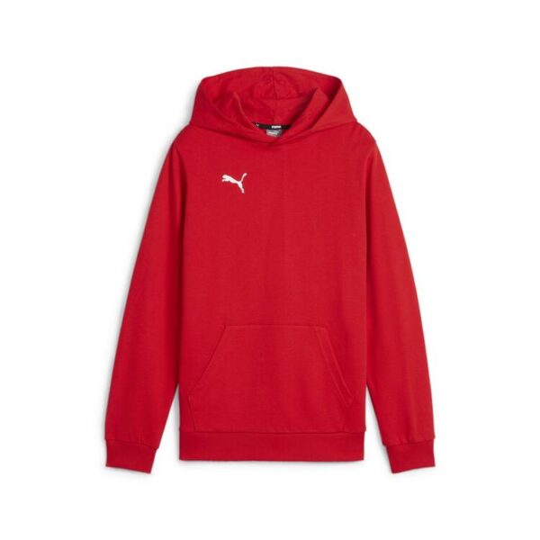 puma teamgoal casuals hoody jr 658619 puma red puma white gr 128