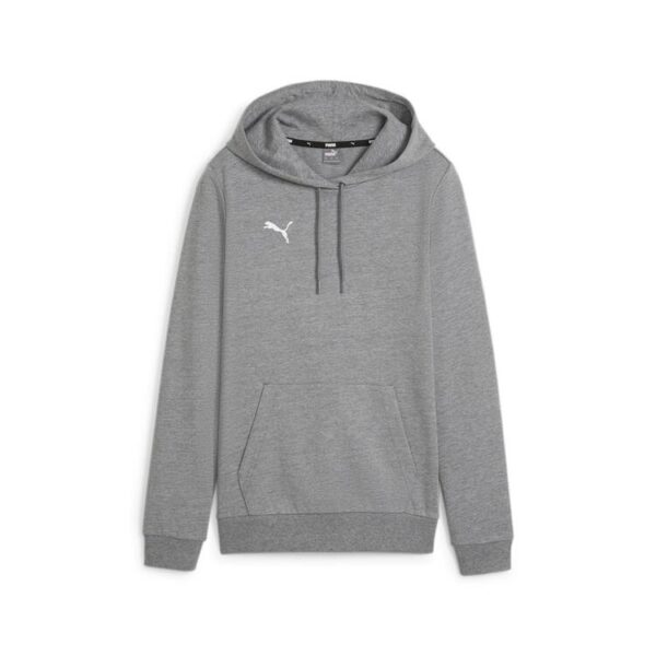 puma teamgoal casuals hoody wmn 658621 medium gray heather puma white gr l