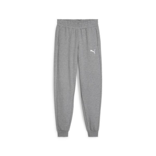 puma teamgoal casuals pants jr 658601 medium gray heather puma white gr 116