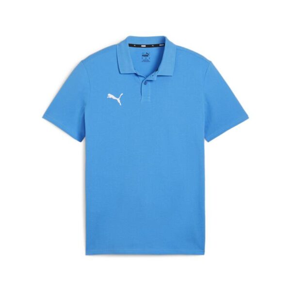 puma teamgoal casuals polo 658605 ignite blue puma white gr