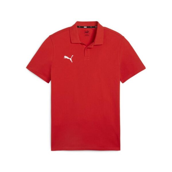 puma teamgoal casuals polo 658605 puma red puma white gr l