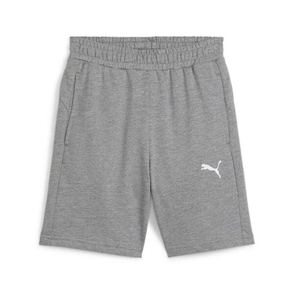 puma teamgoal casuals shorts jr 658609 medium gray heather puma white gr 128