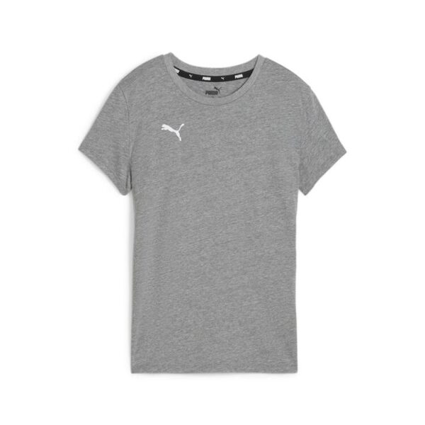 puma teamgoal casuals tee wmn 658617 medium gray heather puma white gr s