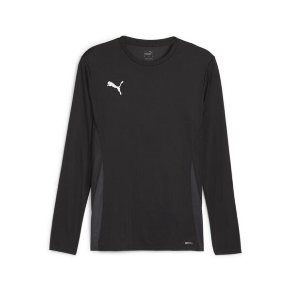 puma teamgoal ls jersey 705750 puma black puma white flat dark gray gr l