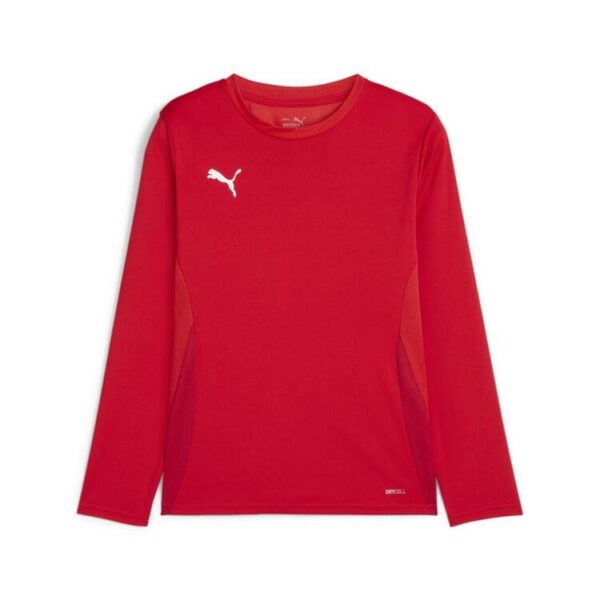 puma teamgoal ls jersey jr 705751 puma red puma white fast red gr 116