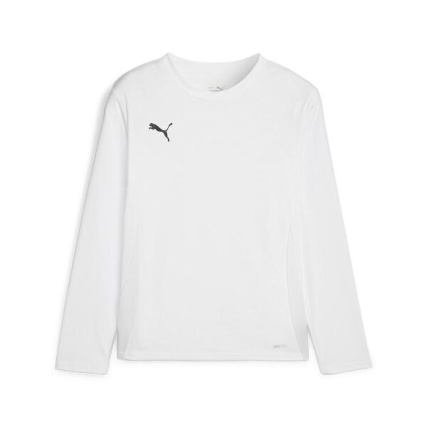 puma teamgoal ls jersey jr 705751 puma white puma black feather gray gr 116