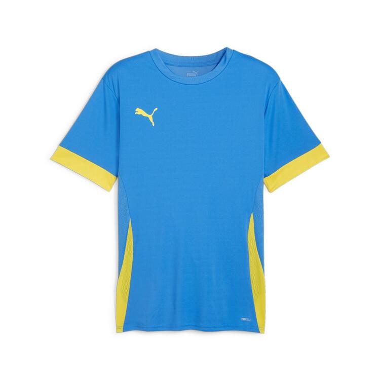 puma teamgoal matchday jersey 705747 electric blue lemonade faster yellow gr l