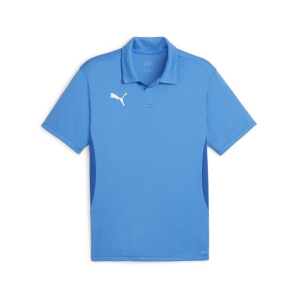 puma teamgoal polo 658771 electric blue lemonade puma white puma team royal gr m